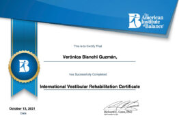 International Vestibular Rehabilitation Certificate